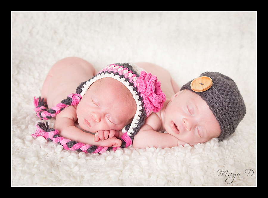 Twin Newborn Photography Columbus, OH