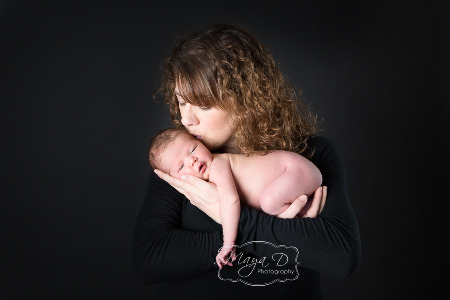 mom and infant portrait